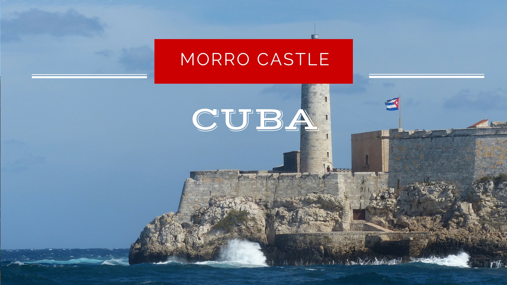 CUBA: Stunning Spanish fort 🏰 (MORRO CASTLE) in Havana's harbour (built  1590s) 
