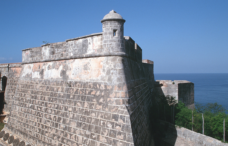 Oberseite der Burg Morro auf Kuba